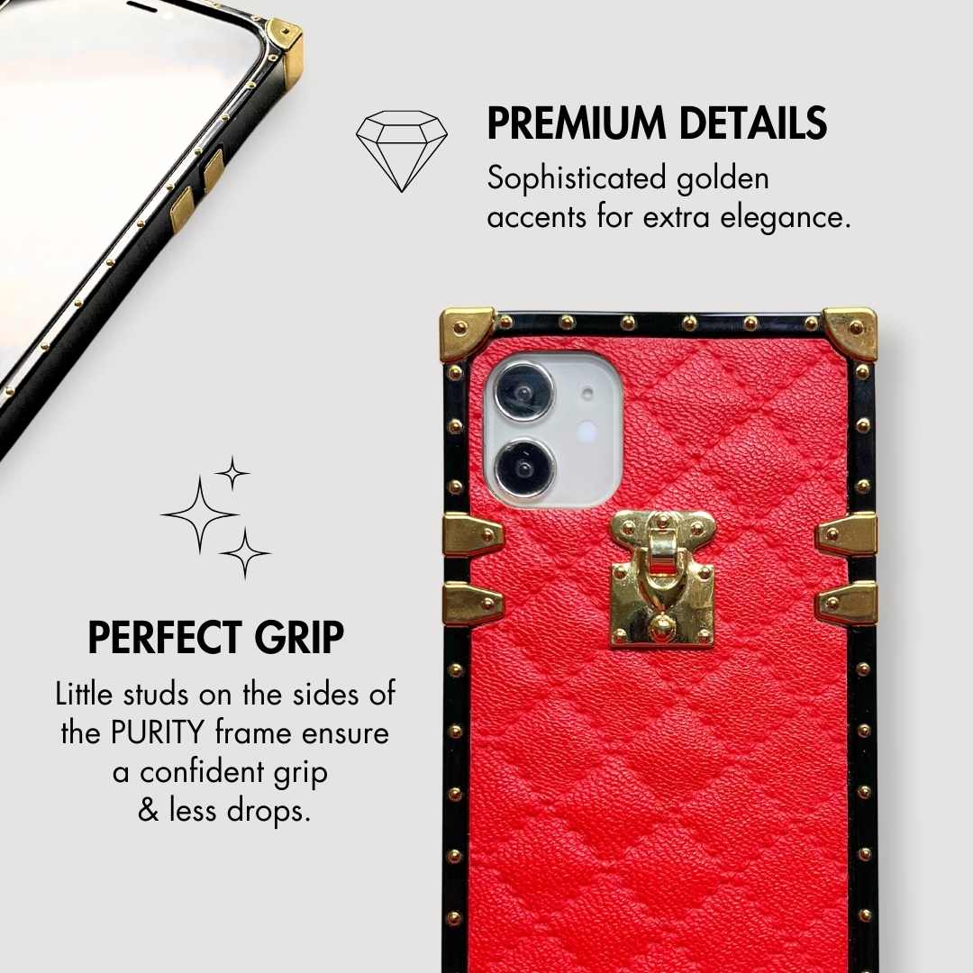 Samsung Case Red Leather - Wholesale & Influencer