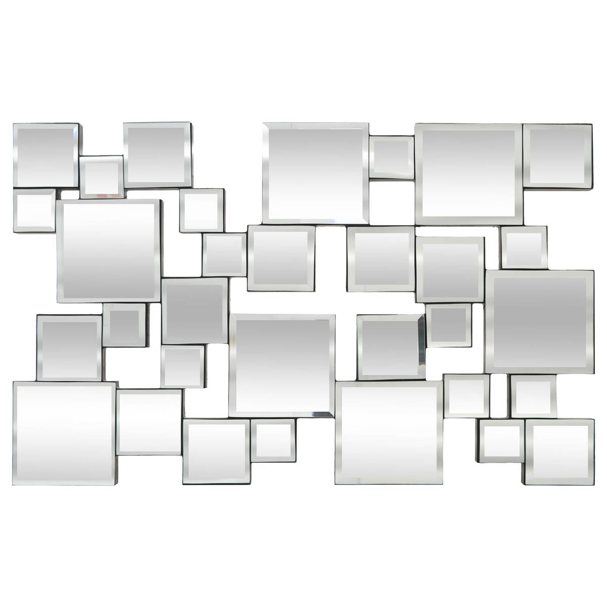 Wall mirrors "Jandira" Grey, 60x38 cm