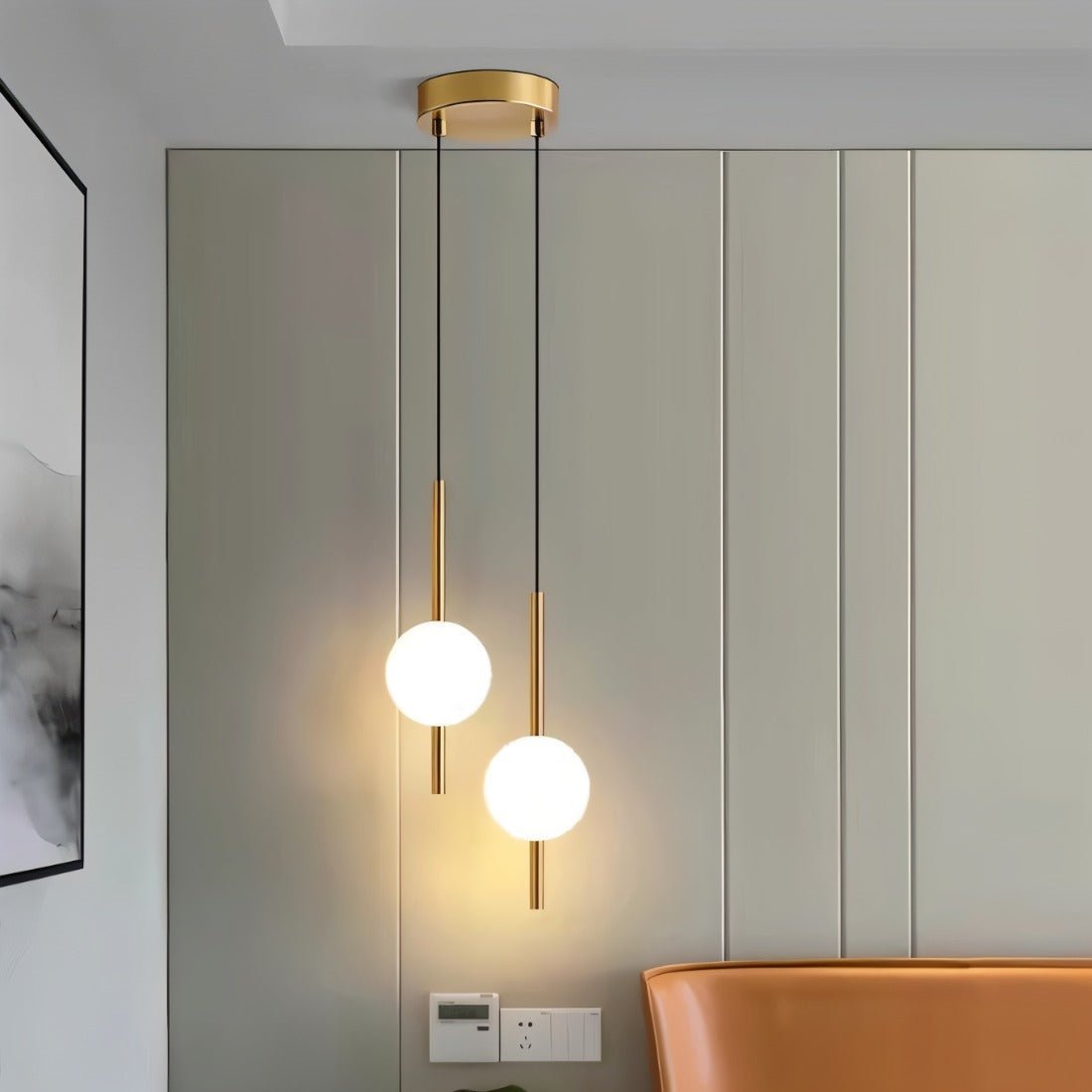 LumenSculpt - Hanglamp voor een Warme en Kunstzinnige Sfeer