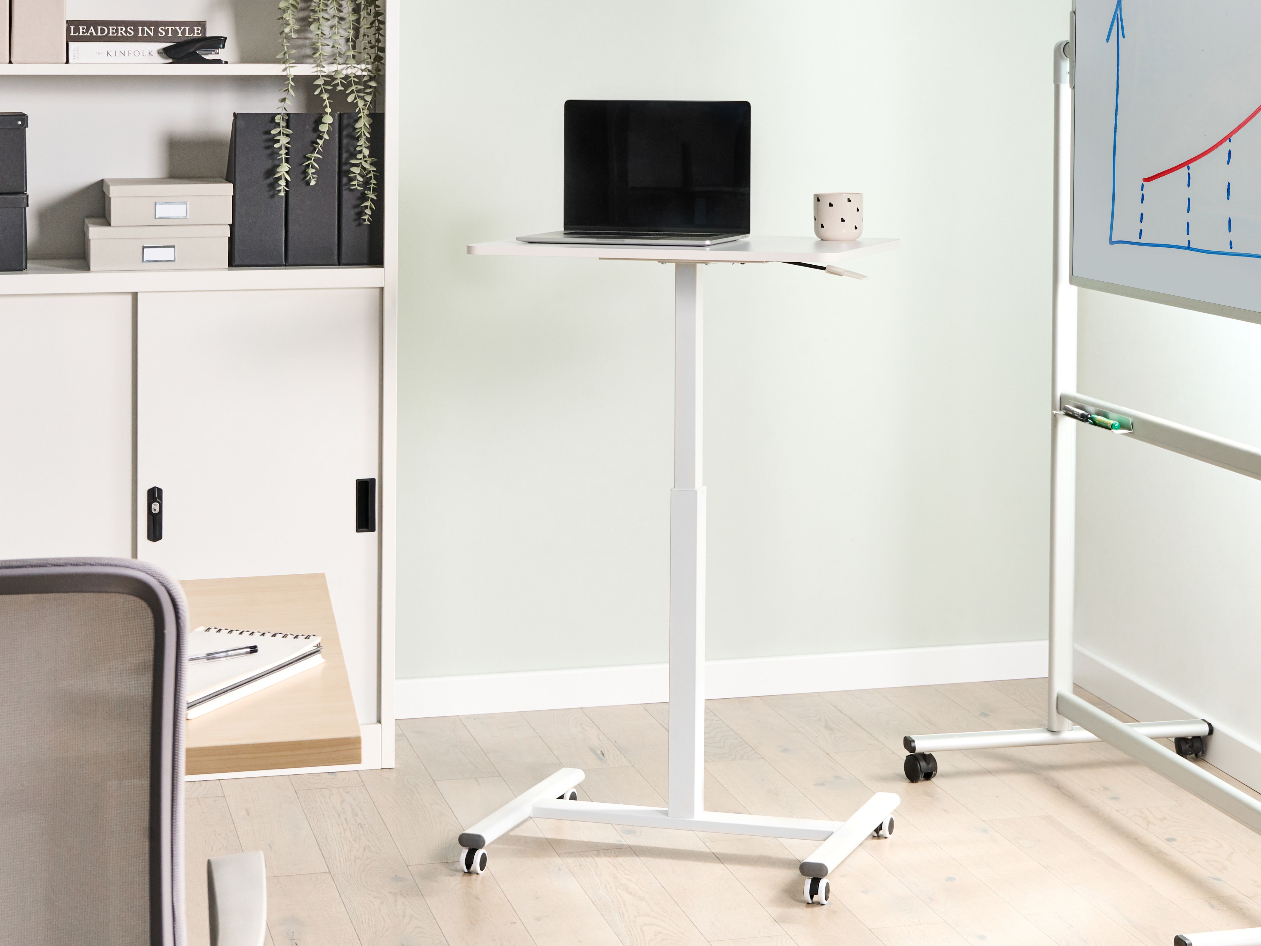 Manual Adjustable Laptop Stand ACADEMIA White 65 cm 48 cm