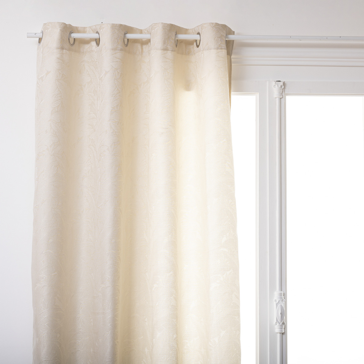 Curtain "Kogur" Ivory white, 140x260 cm