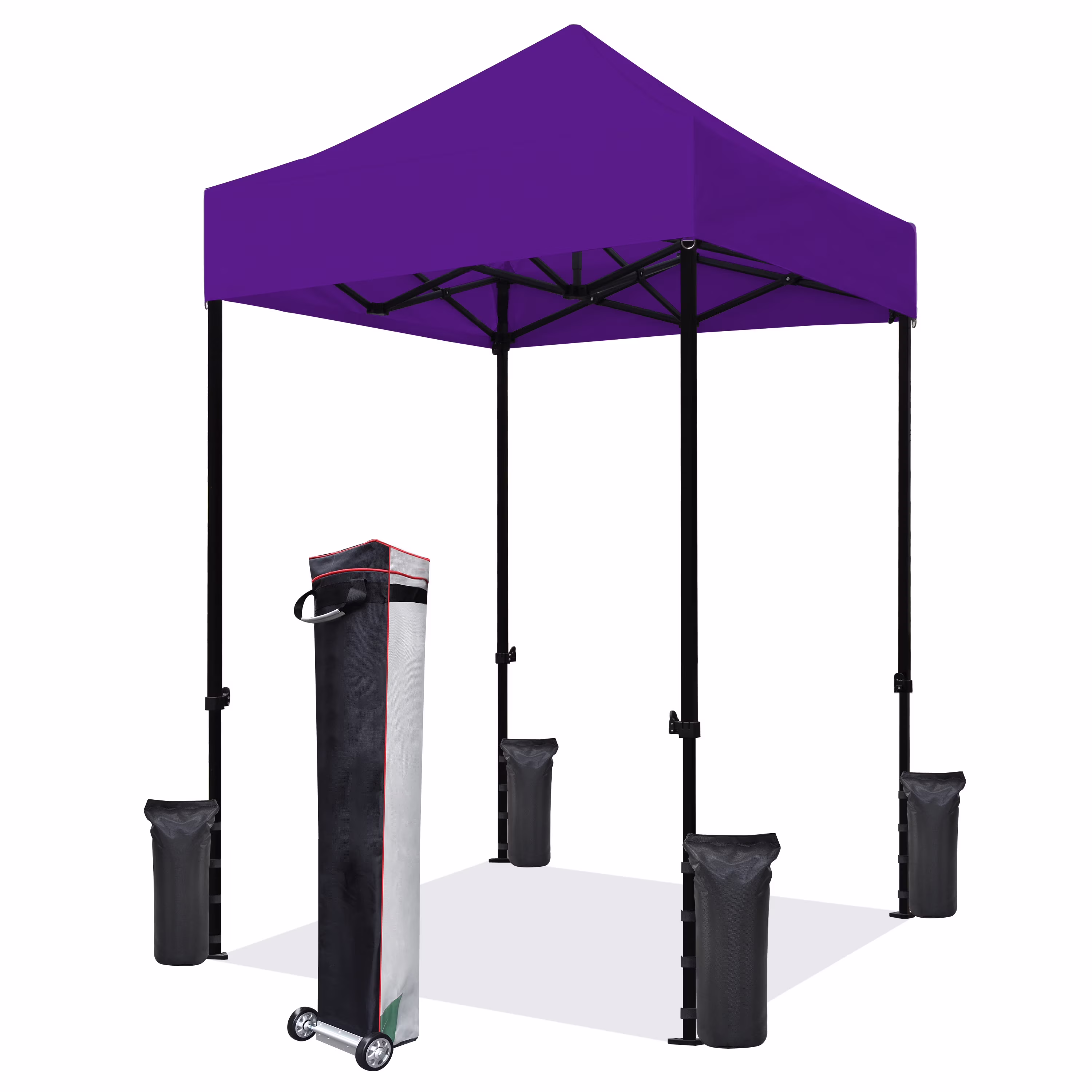 Eurmax 5x5 Pop up Canopy Outdoor Heavy Duty Tent,Ruby - Image 22