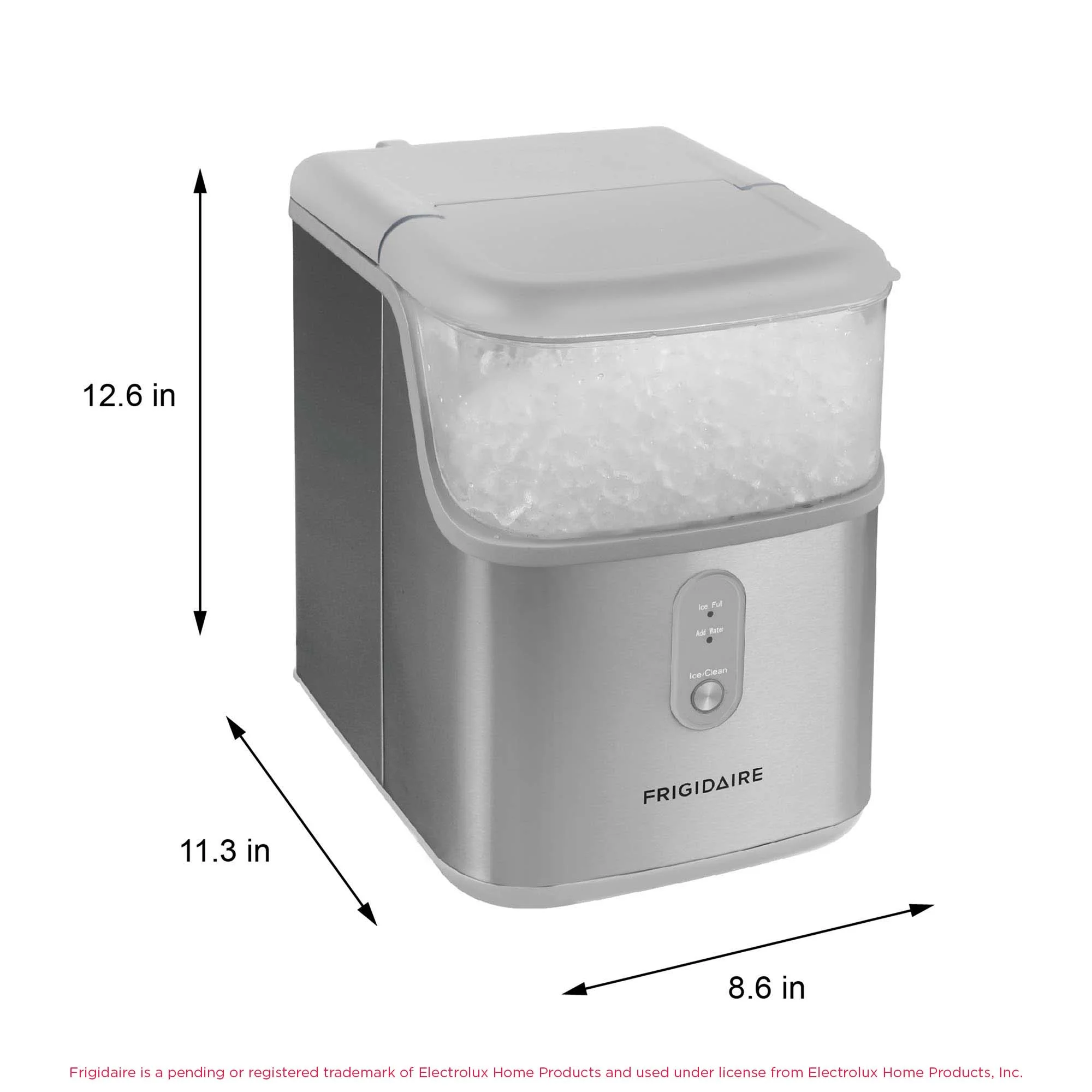 Frigidaire, 33 Lbs. Nugget Ice Maker, Black Stainless Steel, EFIC228 - Image 13