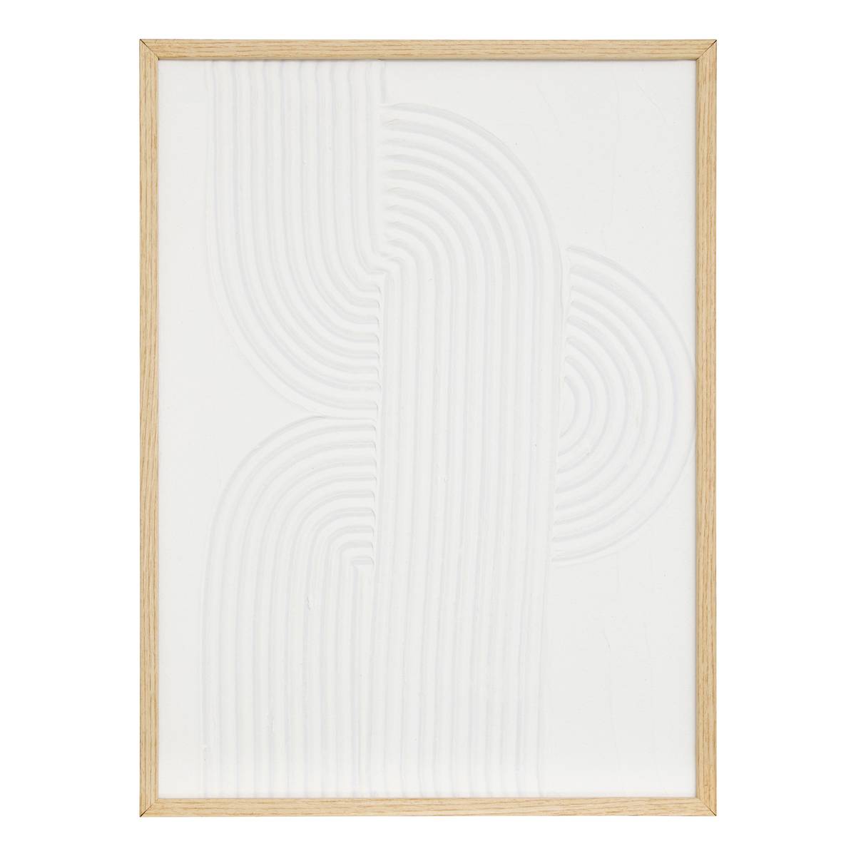 3D Canvas "Harry" White, 29x39 cm