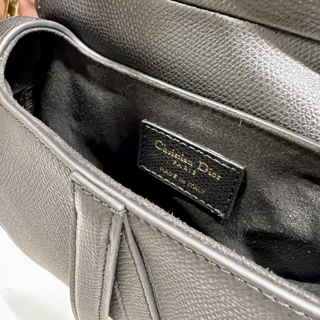 Dior Christian Dior Mini Saddle Bag With Strap Black For Women 7.5in/19cm1:1High-quality replica