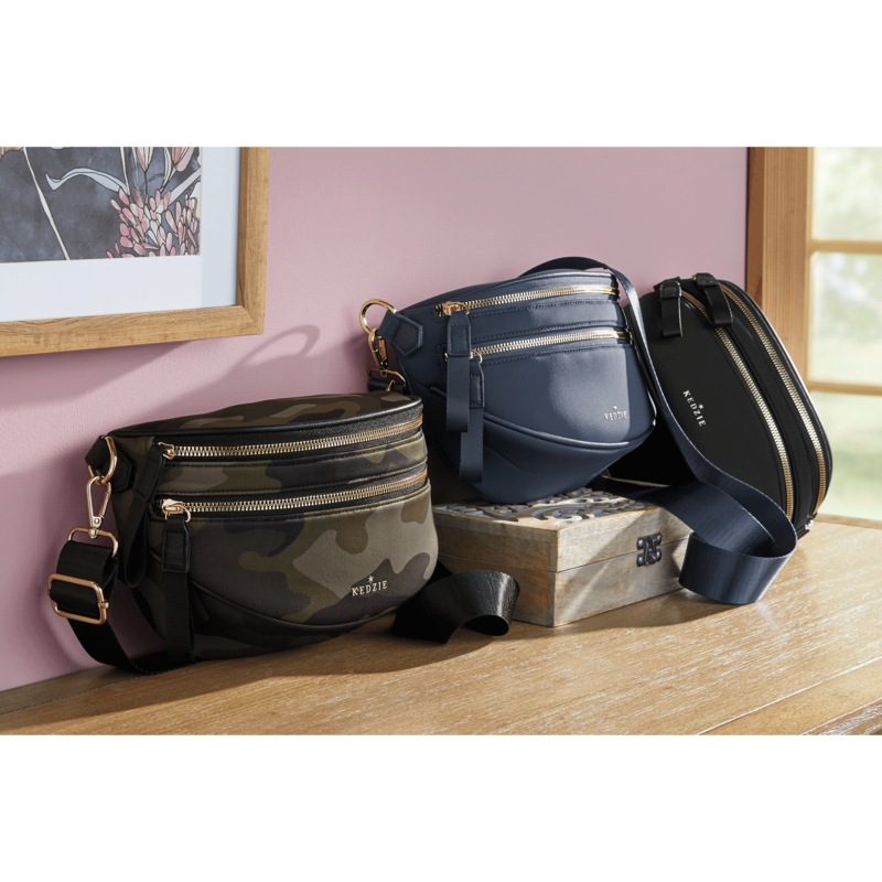 Kedzie Sloane Neoprene Daypack with Adjustable Crossbody Strap - MIDNIGHT VELVET CATALOG