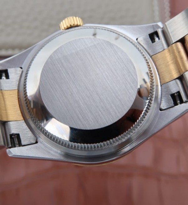 Replica Rolex DateJust 31mm 178383 RG Fluted Bezel Blue Dial A2235 - Top club