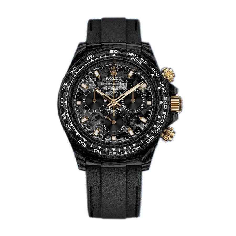 Rolex Daytona DiW NTPT Carbon 46490 ��All Carbon Lemon Edition�� Replica - Top club