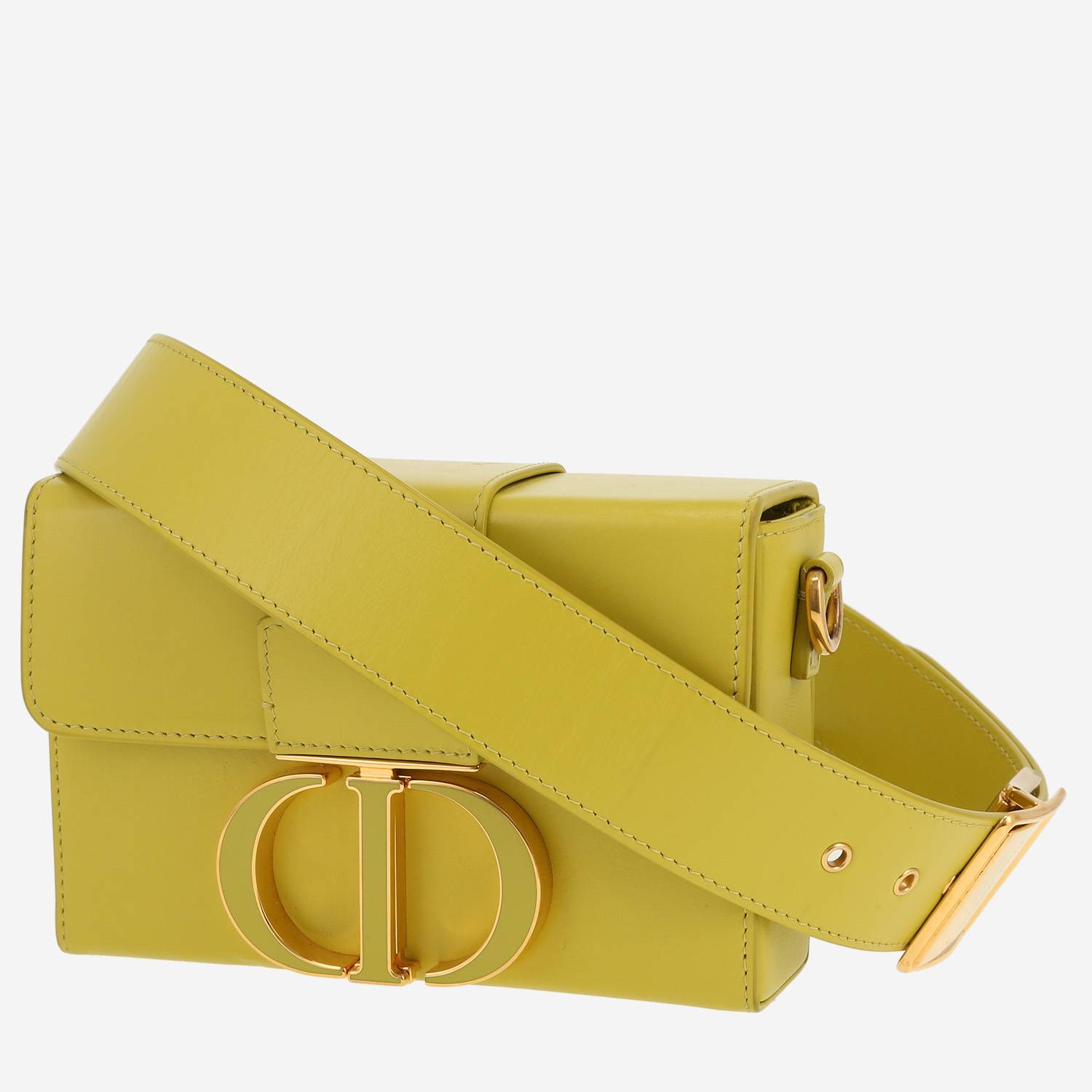 Dior Box 30 Montaigne shoulder bag in green leather1:1High-quality replica