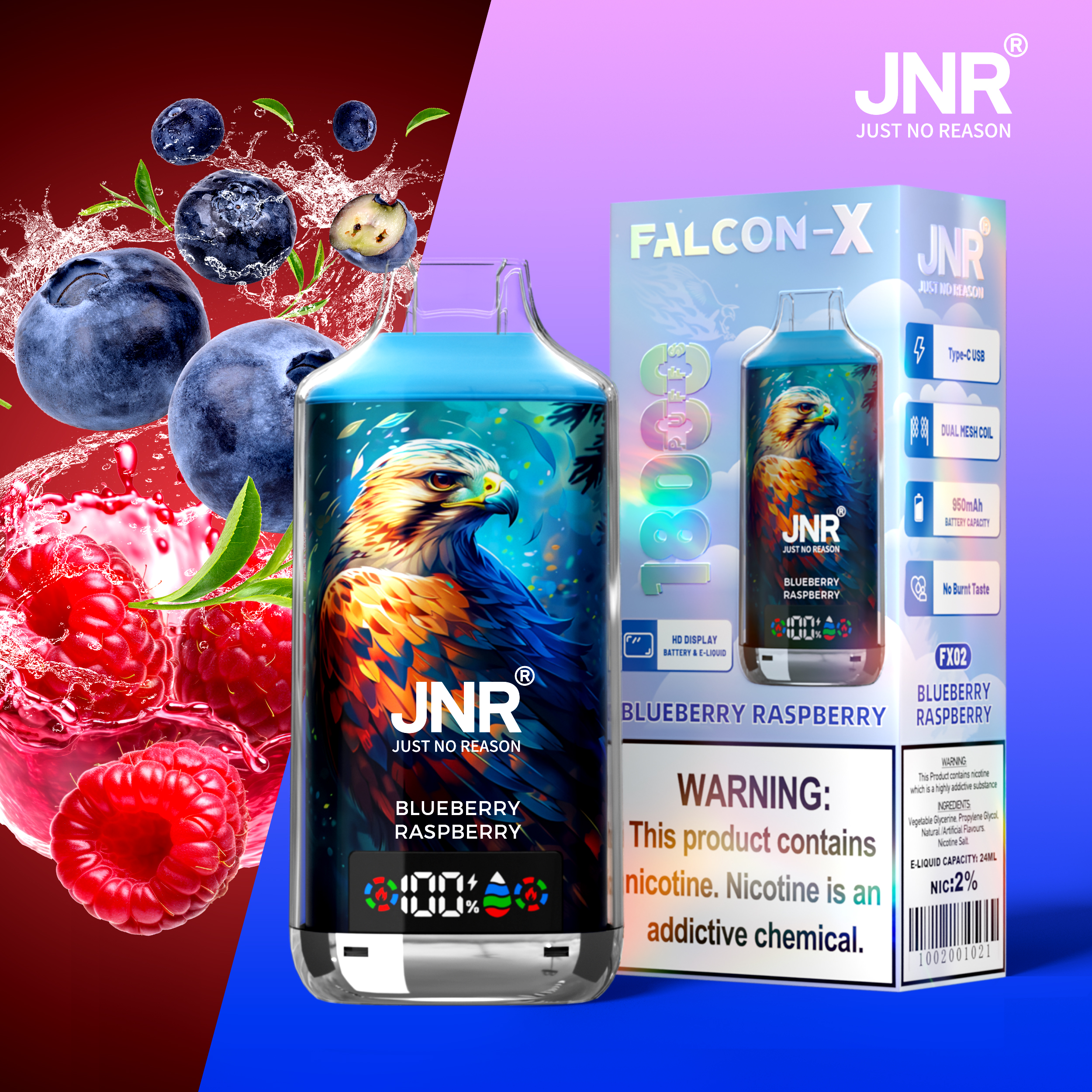 JNR Falcon X 18000 Puffs