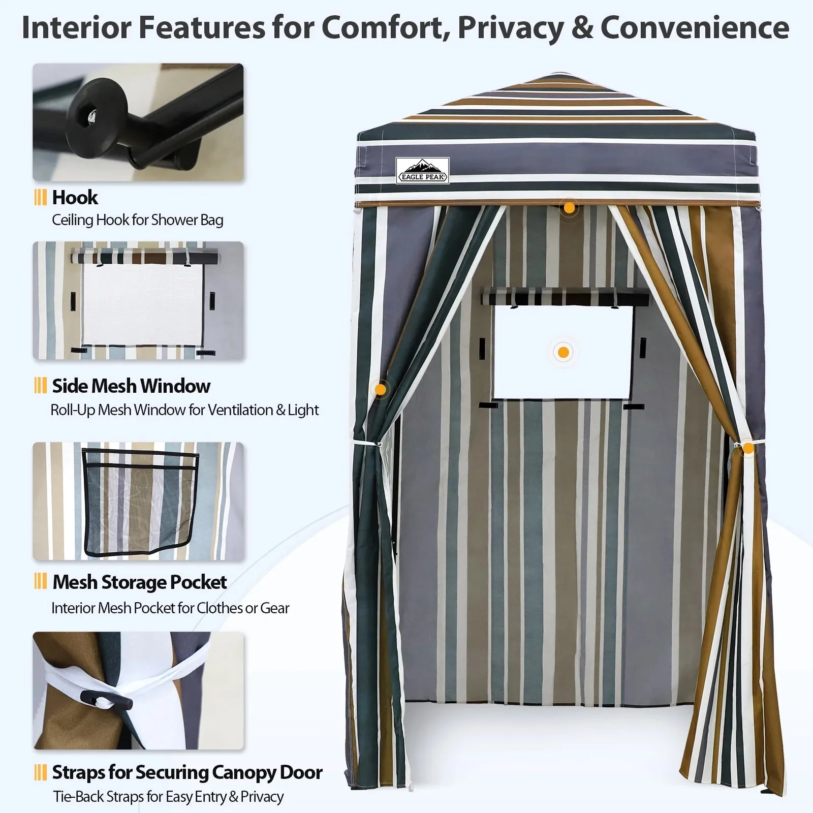 EAGLE PEAK Ultra Compact 4 ft x 4 ft Pop-Up Changing Room Canopy - Flex - Image 201 EAGLE PEAK Ultra Compact 4 ft x 4 ft Pop-Up Changing Room Canopy - Flex - Image 201