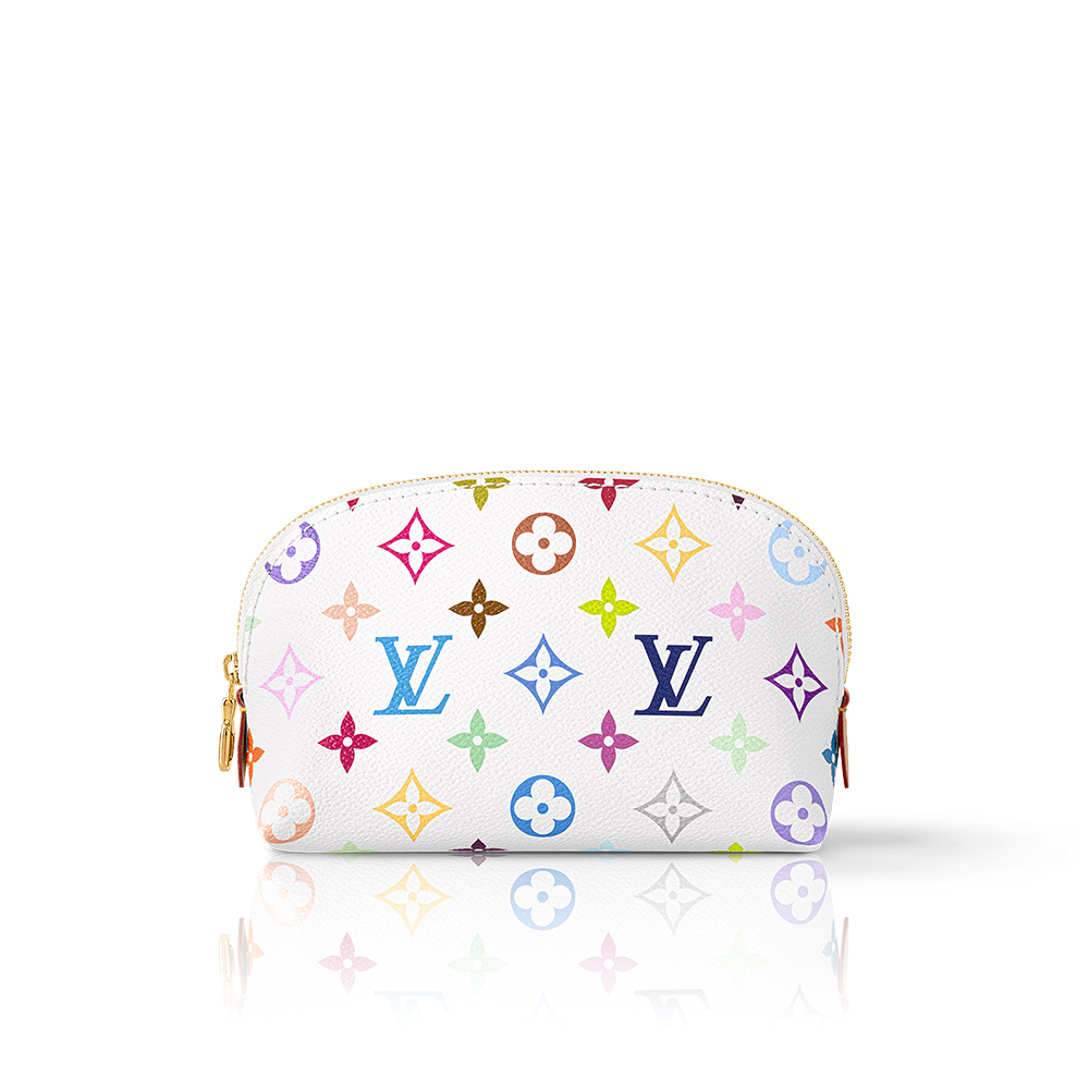 Louis Vuitton x Murakami Cosmetic Pouch PM1:1High-quality replica