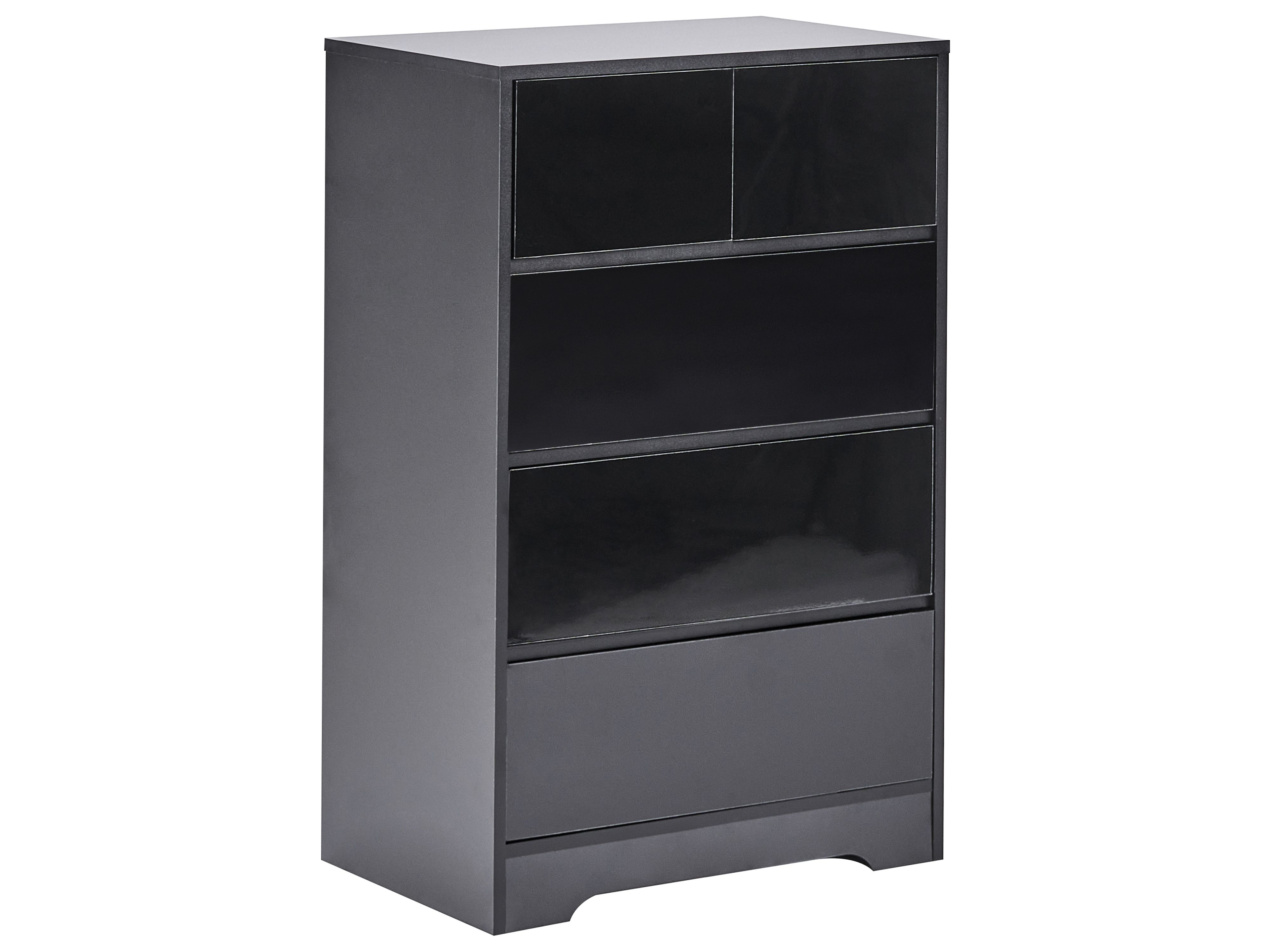 5 Drawer Chest ALBERTA Black