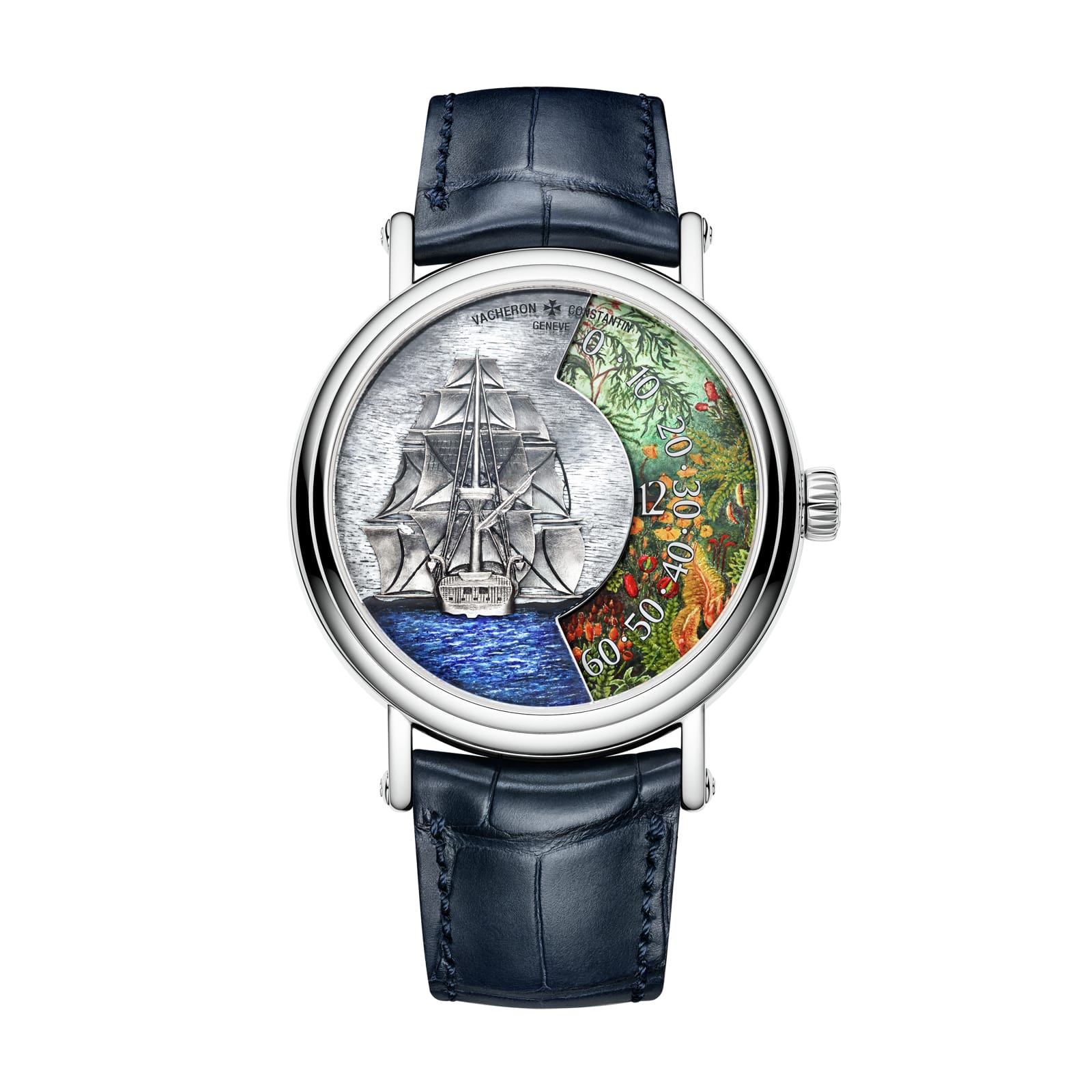 Replica Watches Fake Vacheron Constantin Metiers d'Art Tribute to Explorer Naturalists �C Cape Verde Limited edition 41 MM WHITE GOLD(1:1 replica) - Top club