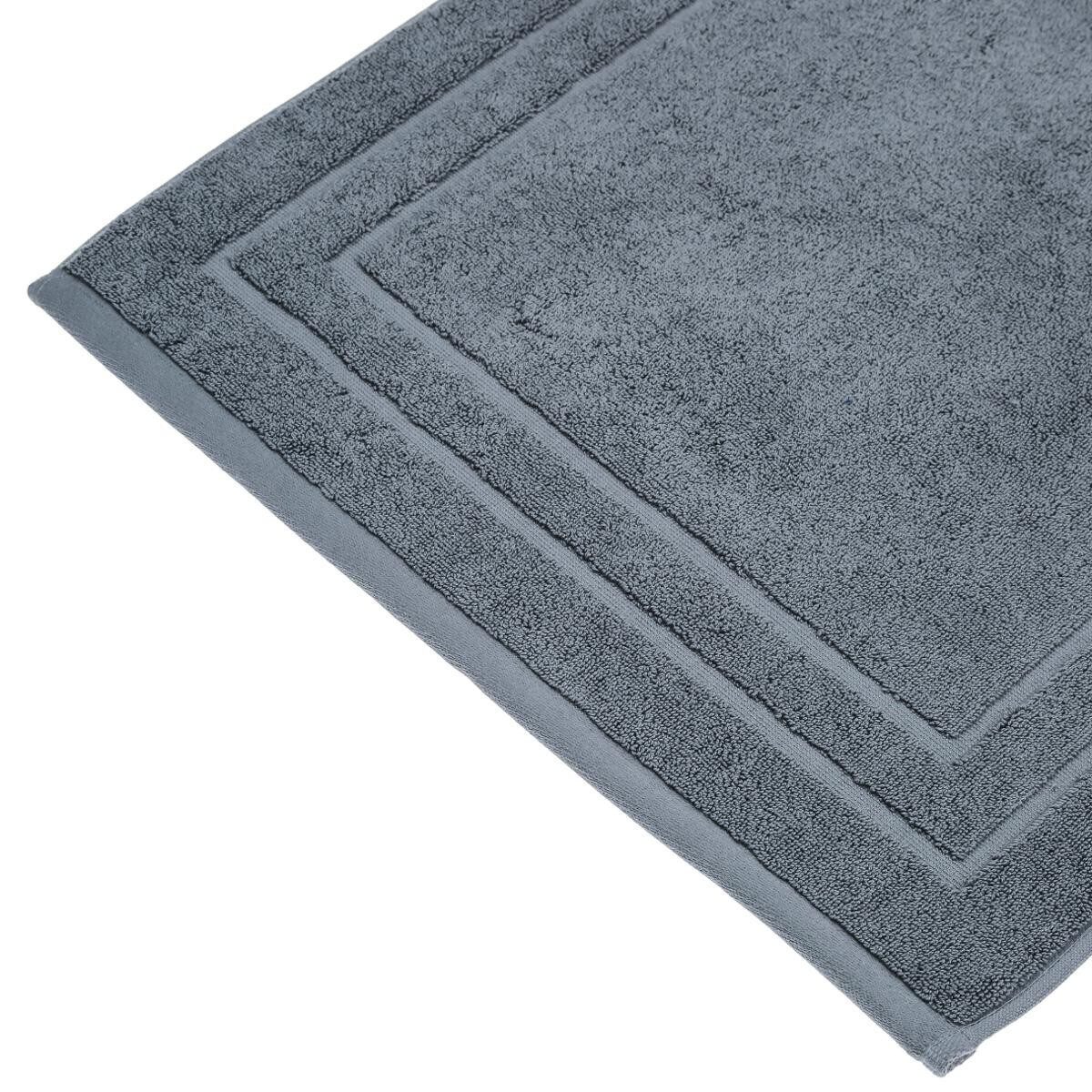 Bath mat, cotton Slate grey, 50x70 cm, 700 g/m&sup2;