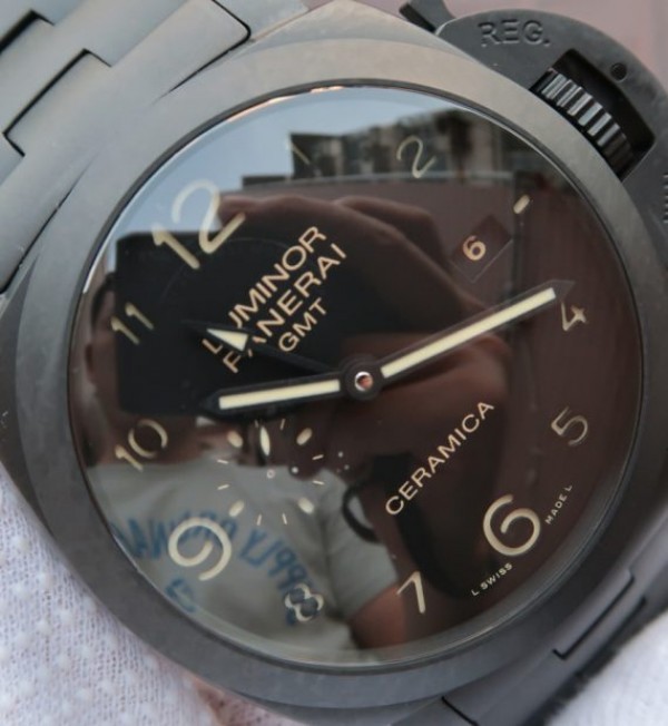 Replica Panerai XF PAM438 Ceramic Bracelet P9001 - Elite Watch Atelier