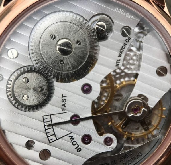 Replica IWC ZF Portuguese IW545406 RG Brown Dial Leather Strap A6498 - Top club