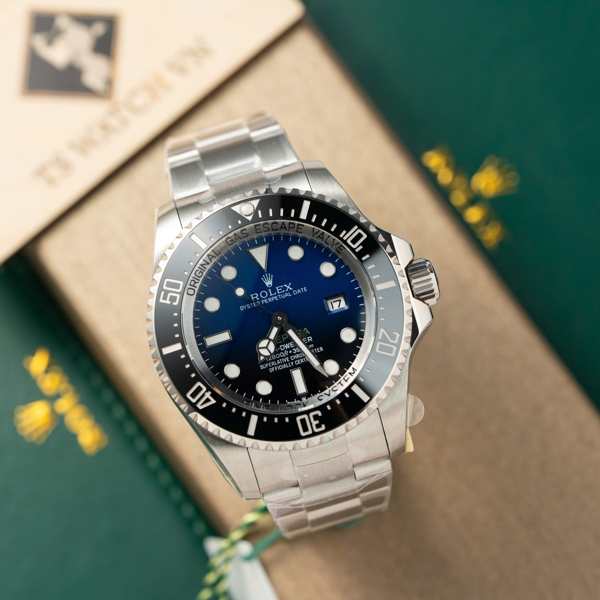 Rolex DeepSea 126660 Best Replica Watch Dial D-Blue V9 Factory 44mm - Elite Watch Atelier