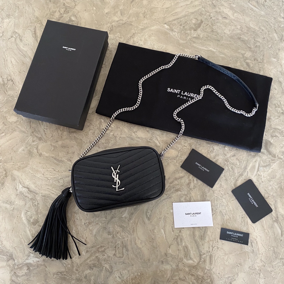 YSL Mini Lou Quilted Leather Camera Bag