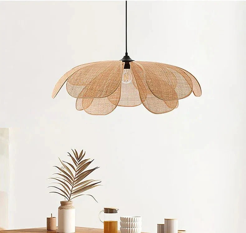 WeaveBloom – Ambachtelijke Bloem Hanglamp voor Eet- en Woonkamer