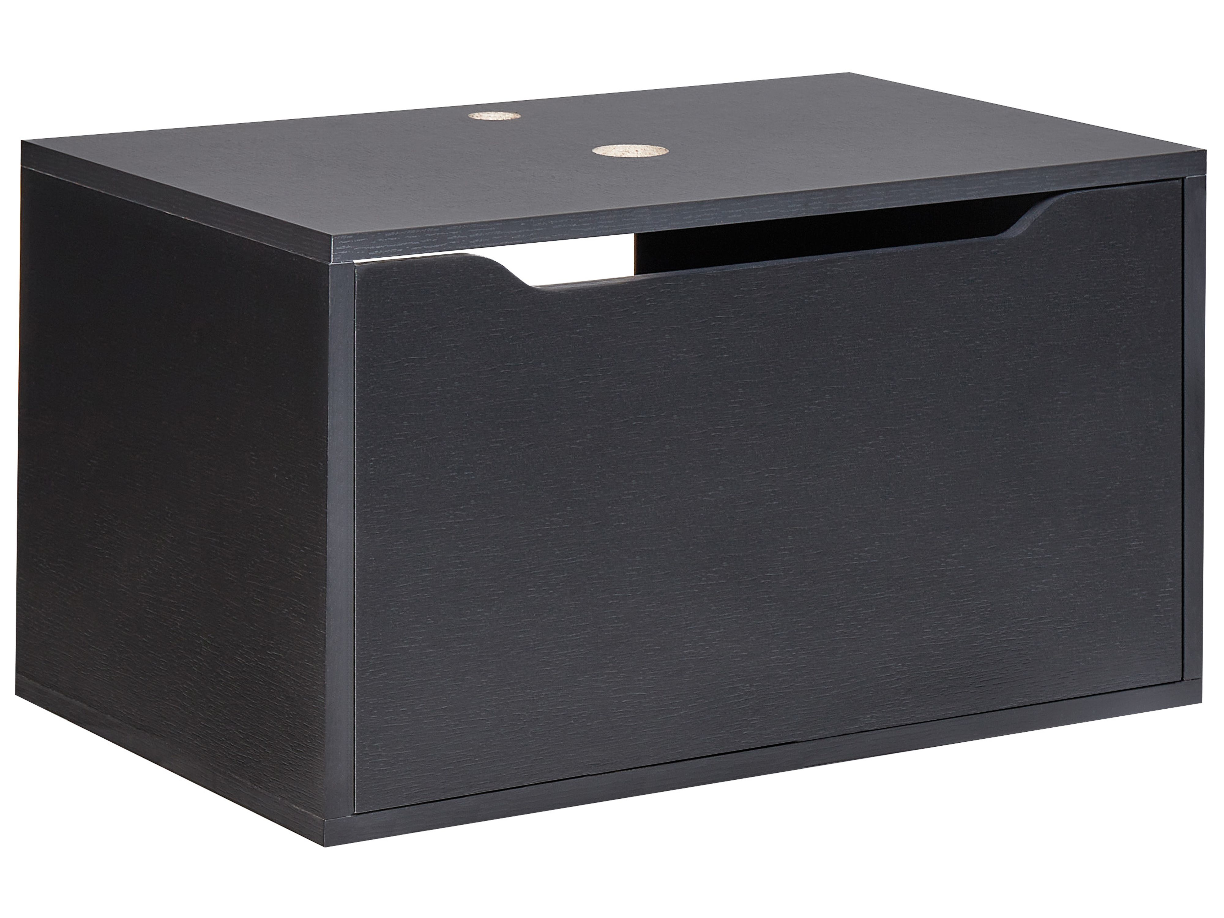 Wall Mounted Vanity Unit PETROLINA 60 cm Black