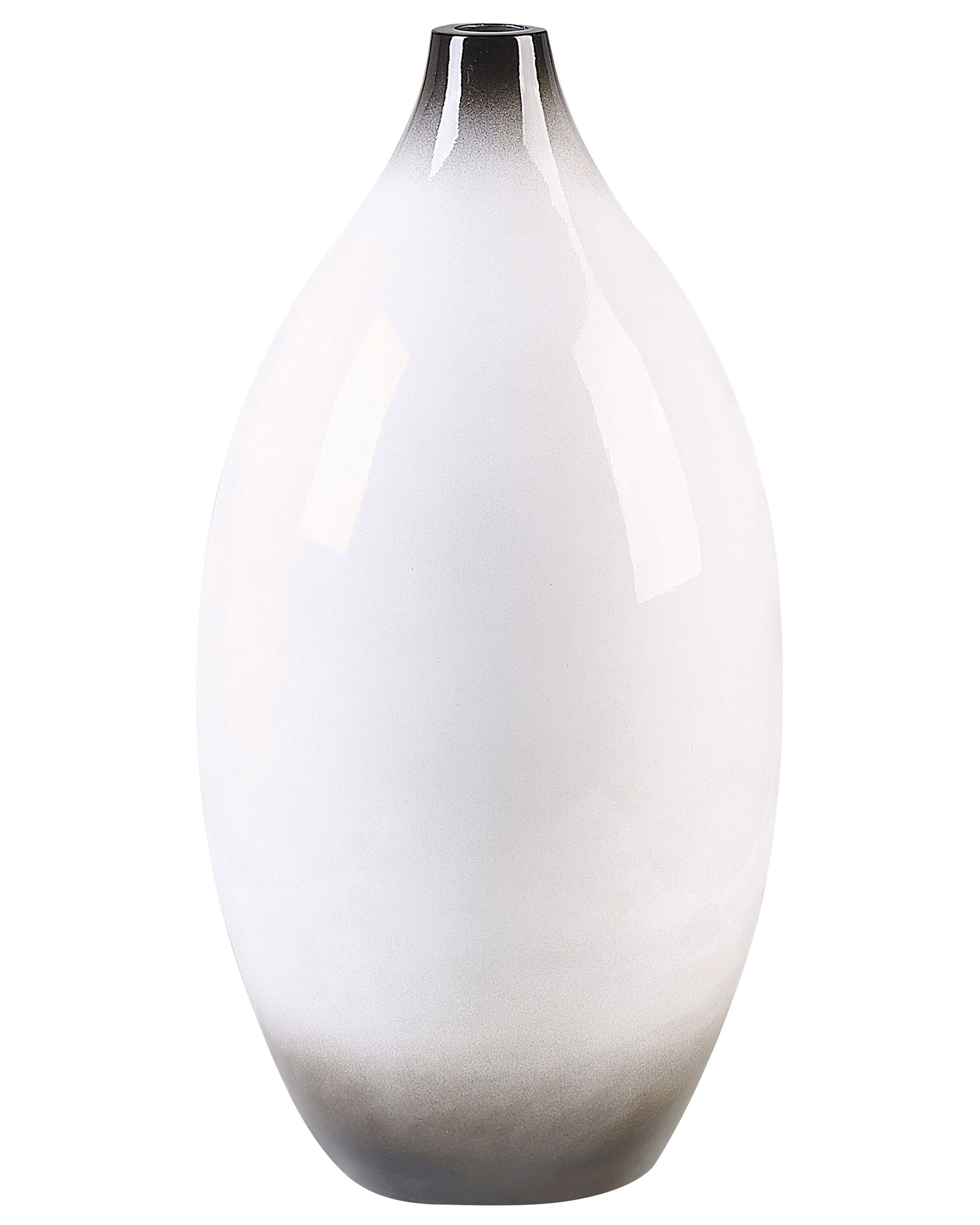 Decorative Vase BAEZA Ceramic 46 cm White