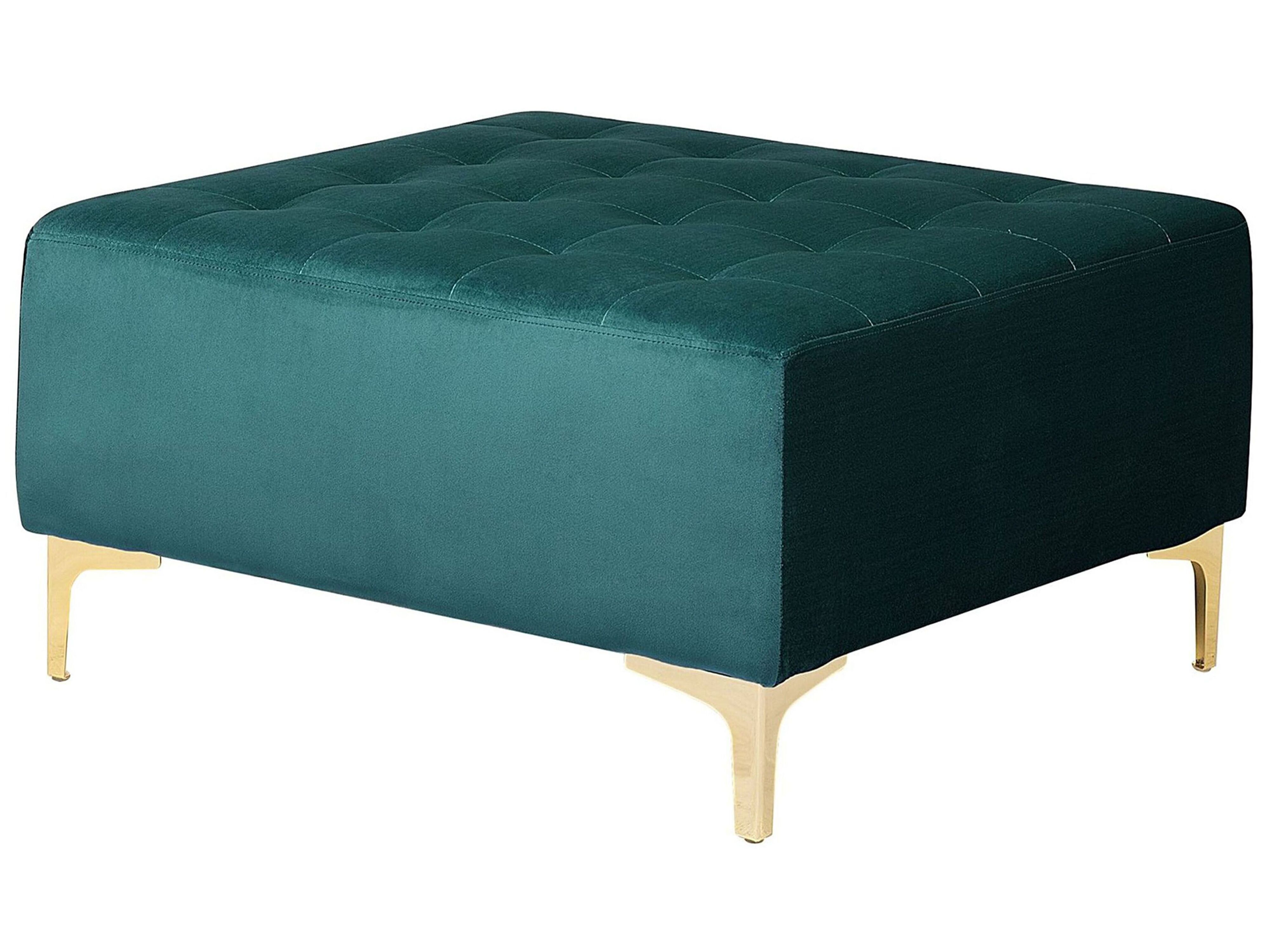 Ottoman ABERDEEN Velvet Teal