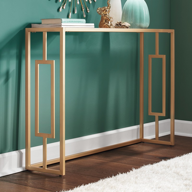 Geo Console Table - MIDNIGHT VELVET CATALOG
