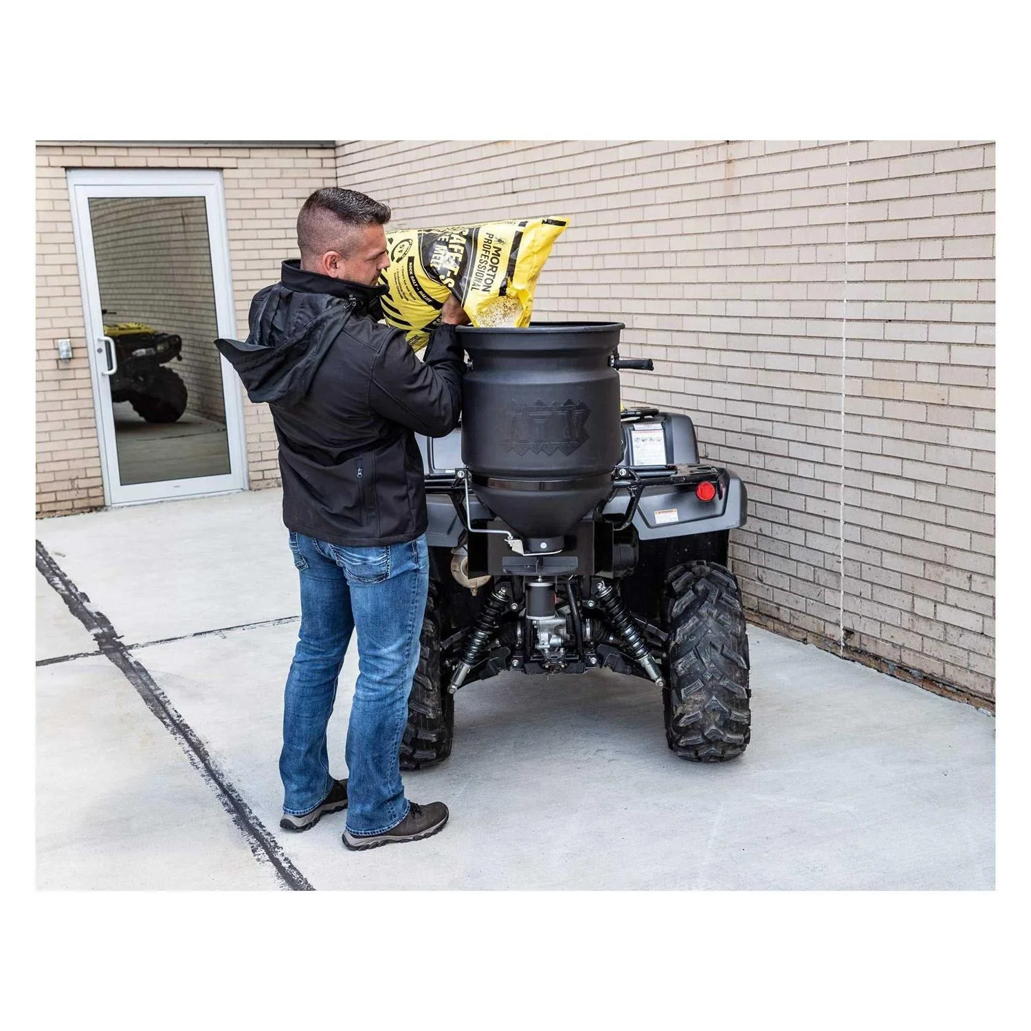 Buyers Products 15 Gallon ATV Broadcast Spreader, 12-Volt - ATVS15A - Image 2 Buyers Products 15 Gallon ATV Broadcast Spreader, 12-Volt - ATVS15A - Image 2