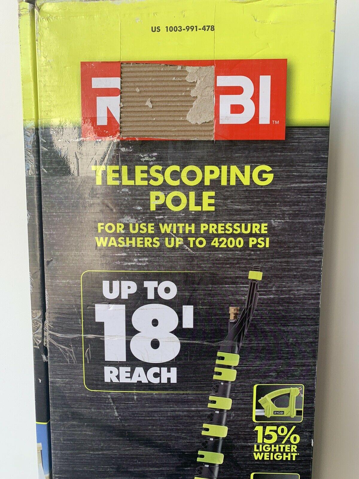 Ryobi 18 ft. Pressure Washer Extension Pole Up To 4200 PSI - RY31EP26 - Image 4 Ryobi 18 ft. Pressure Washer Extension Pole Up To 4200 PSI - RY31EP26 - Image 4