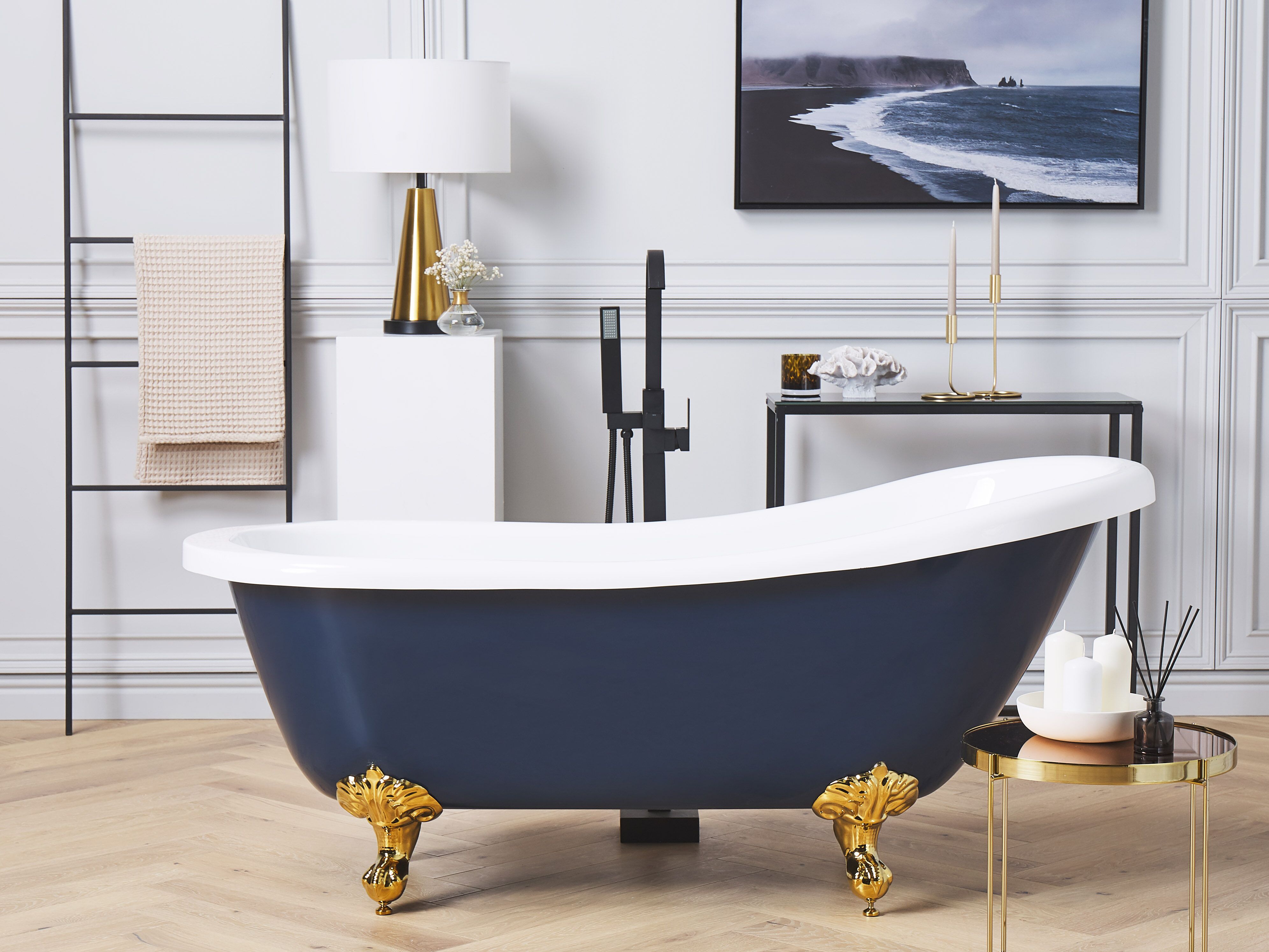 Freestanding Bathtub CAYMAN 1700 x 760 mm Blue