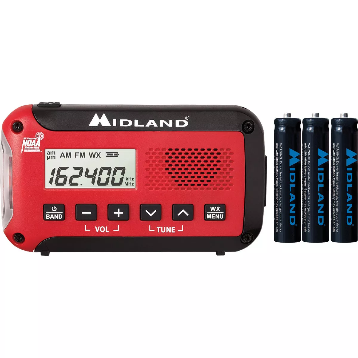 Midland Emergency Alert Weather Radio & Flashlight