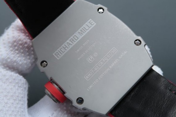 Replica Richard Mille RM027 SS Skeleton Dial Gray Inner Bezel Red Nylon Strap 6T51 - Top club