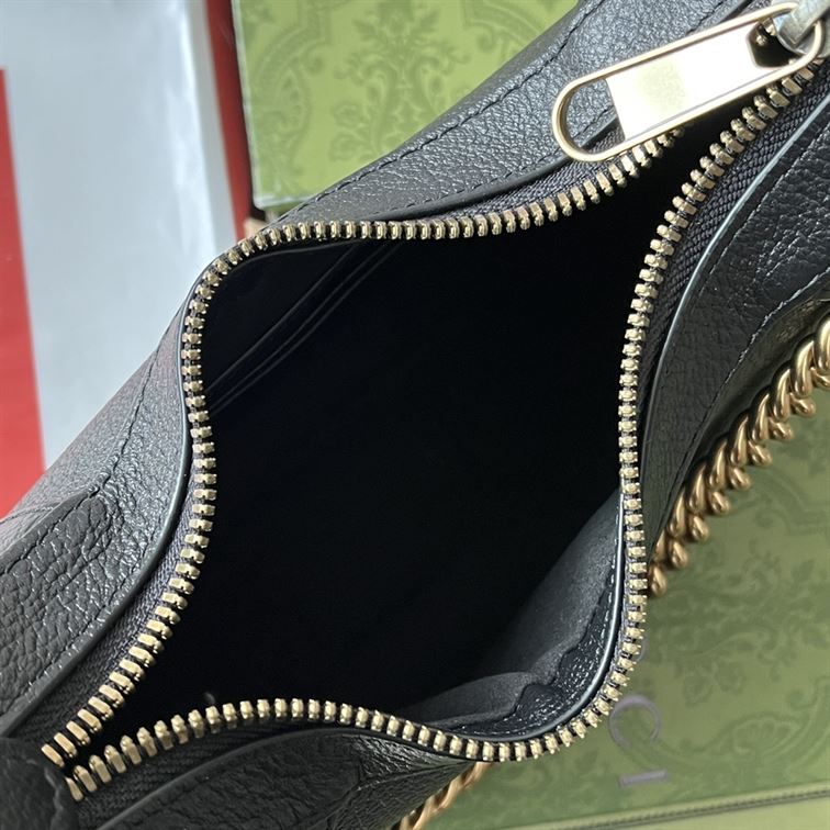 Aphrodite small shoulder bag Black soft leather – GB1121:1High-quality replica