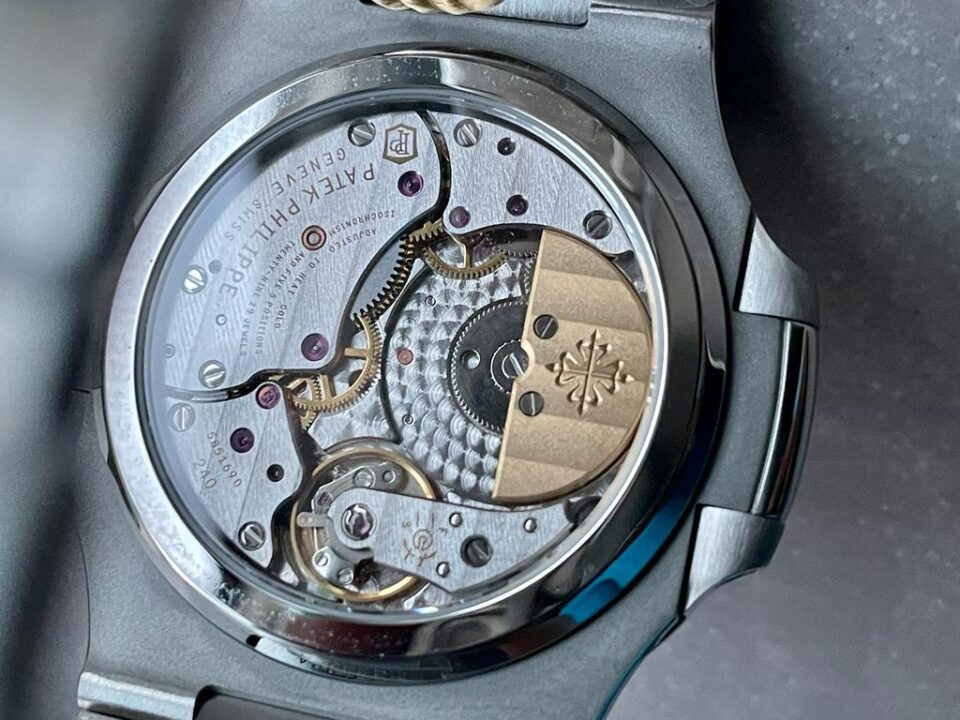 Replica PATEK PHILIPPE Nautilus 5712 SS PPF 1:1 Best Edition Blue Dial on SS Bracelet A240 V2 - Top club