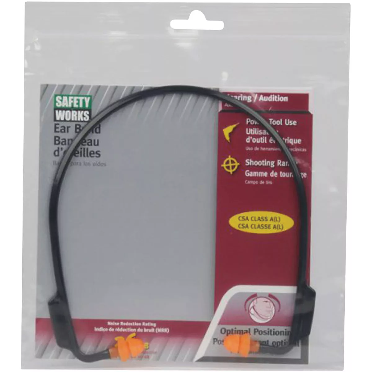 Safety Works Professional Banded NRR 25dB Ear Plugs