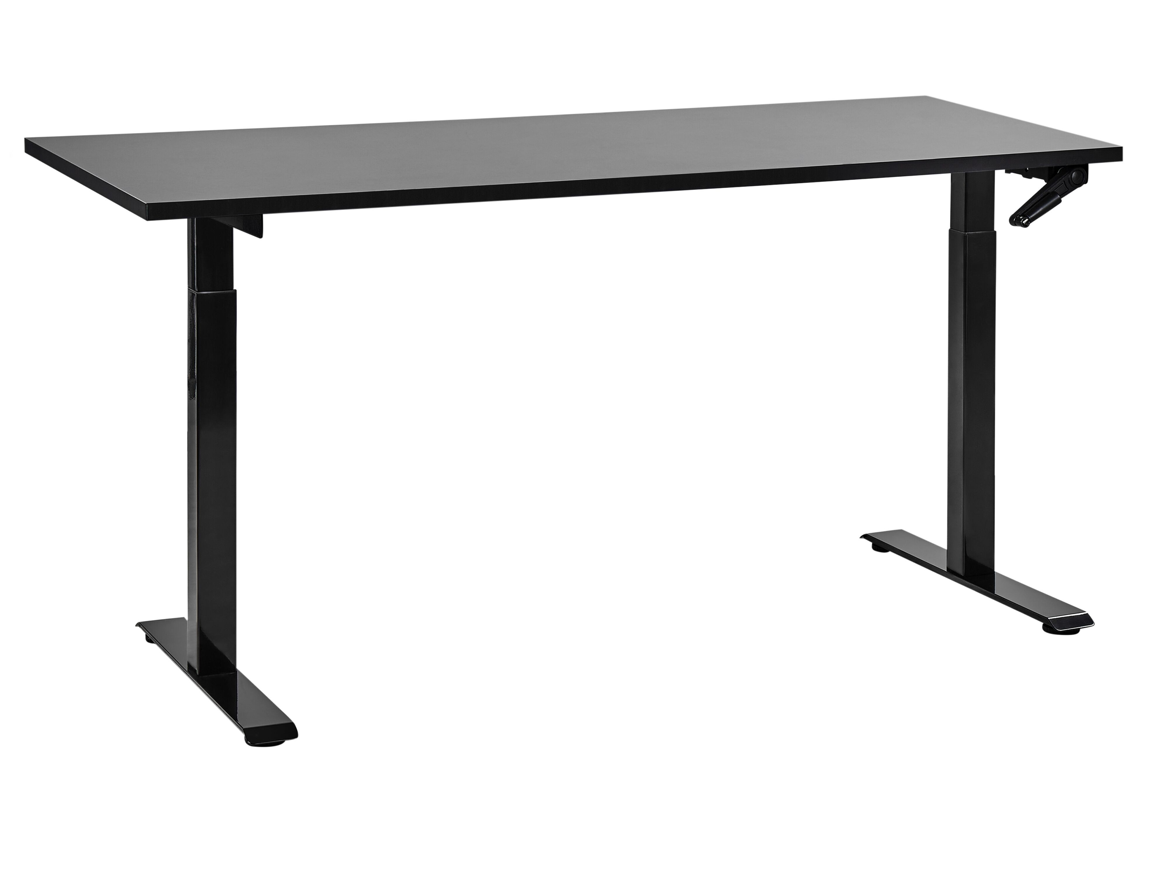 Manual Adjustable Standing Desk DESTINES Black 160 cm 72 cm