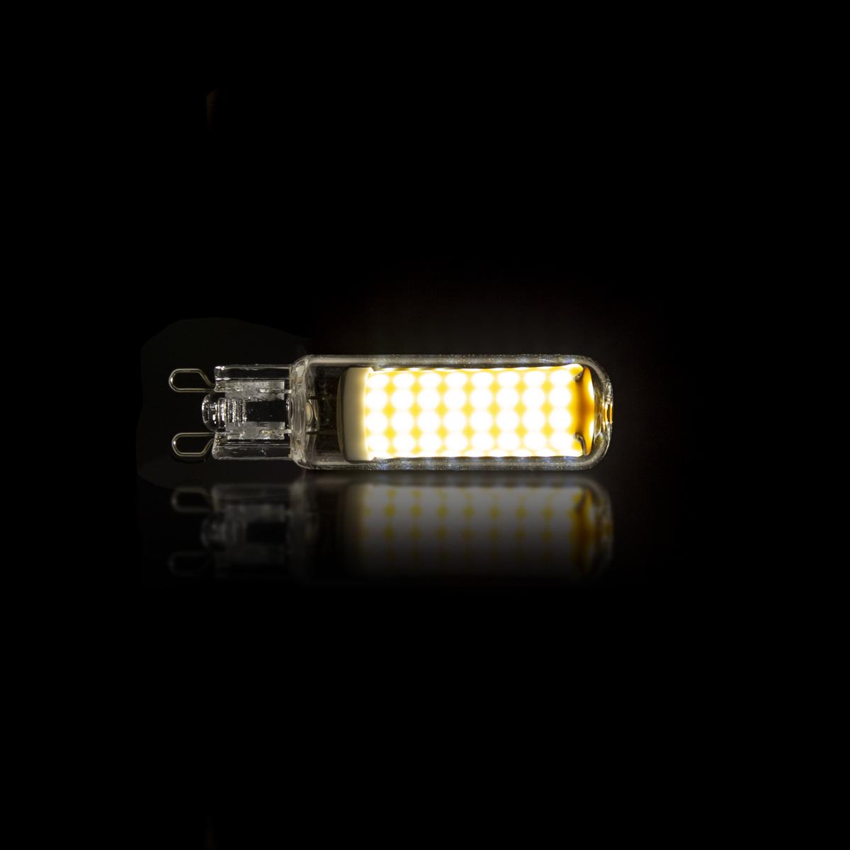 Fraaai - Lichtbron LED G9 - dimbaar - transparant
