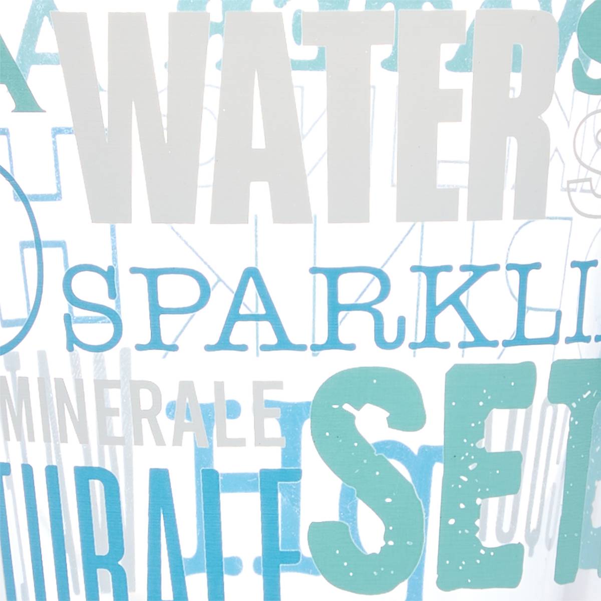 Tall tumbler "Aqua" 310 ml, glass, Blue