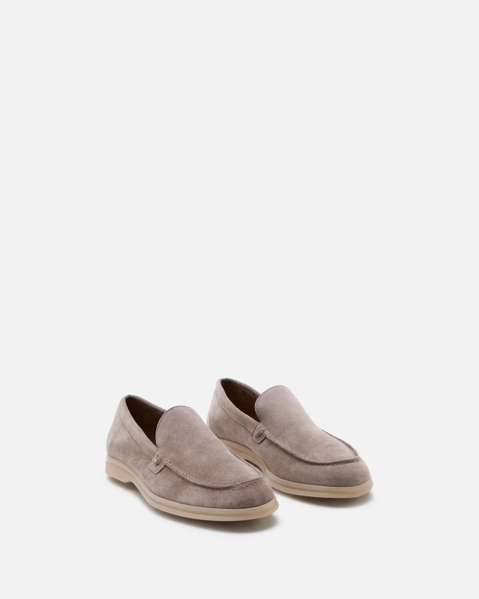 MOCASSINS ANATELIO - En velours sable