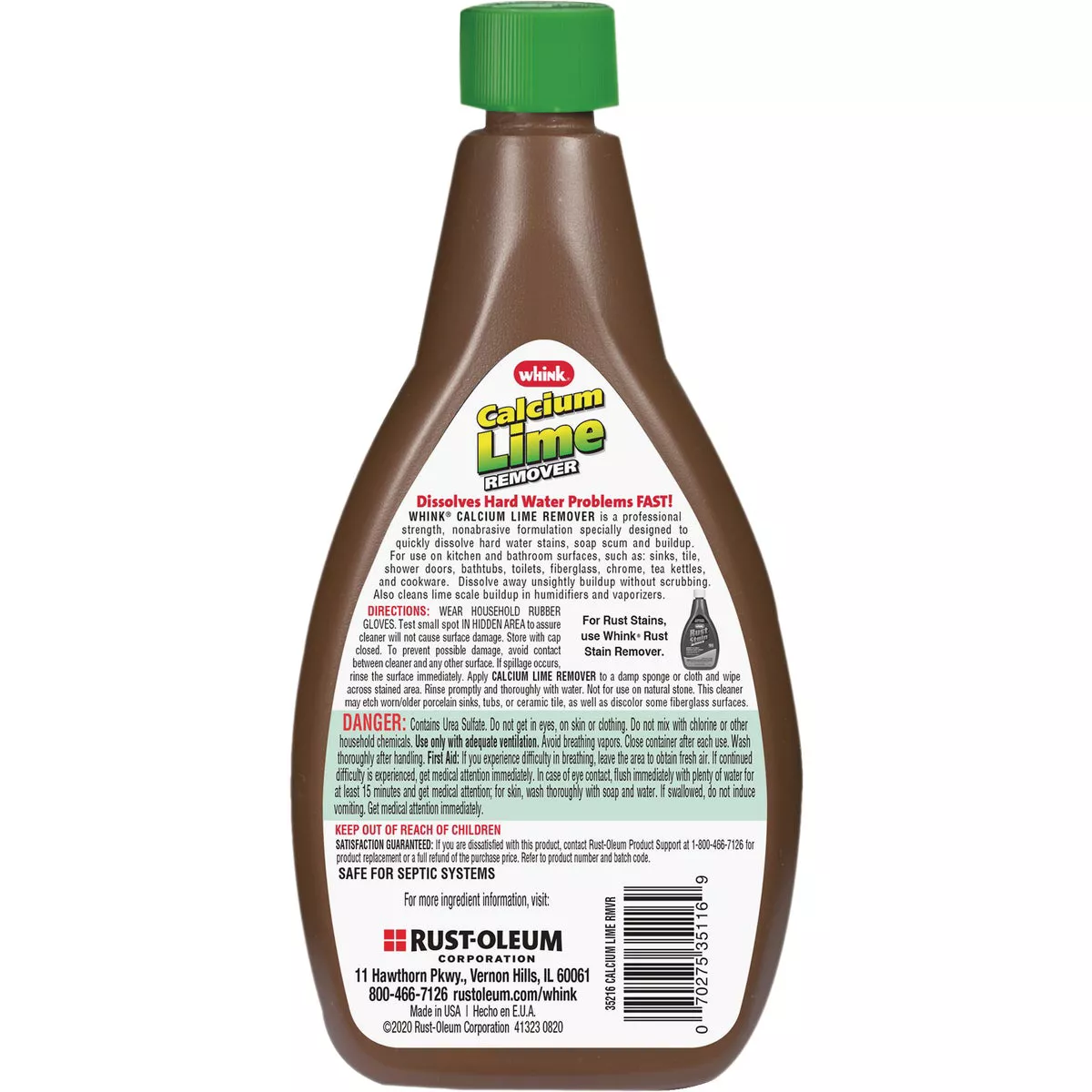 Whink 16 Oz. Professional Strength Calcium Lime Scale Remover