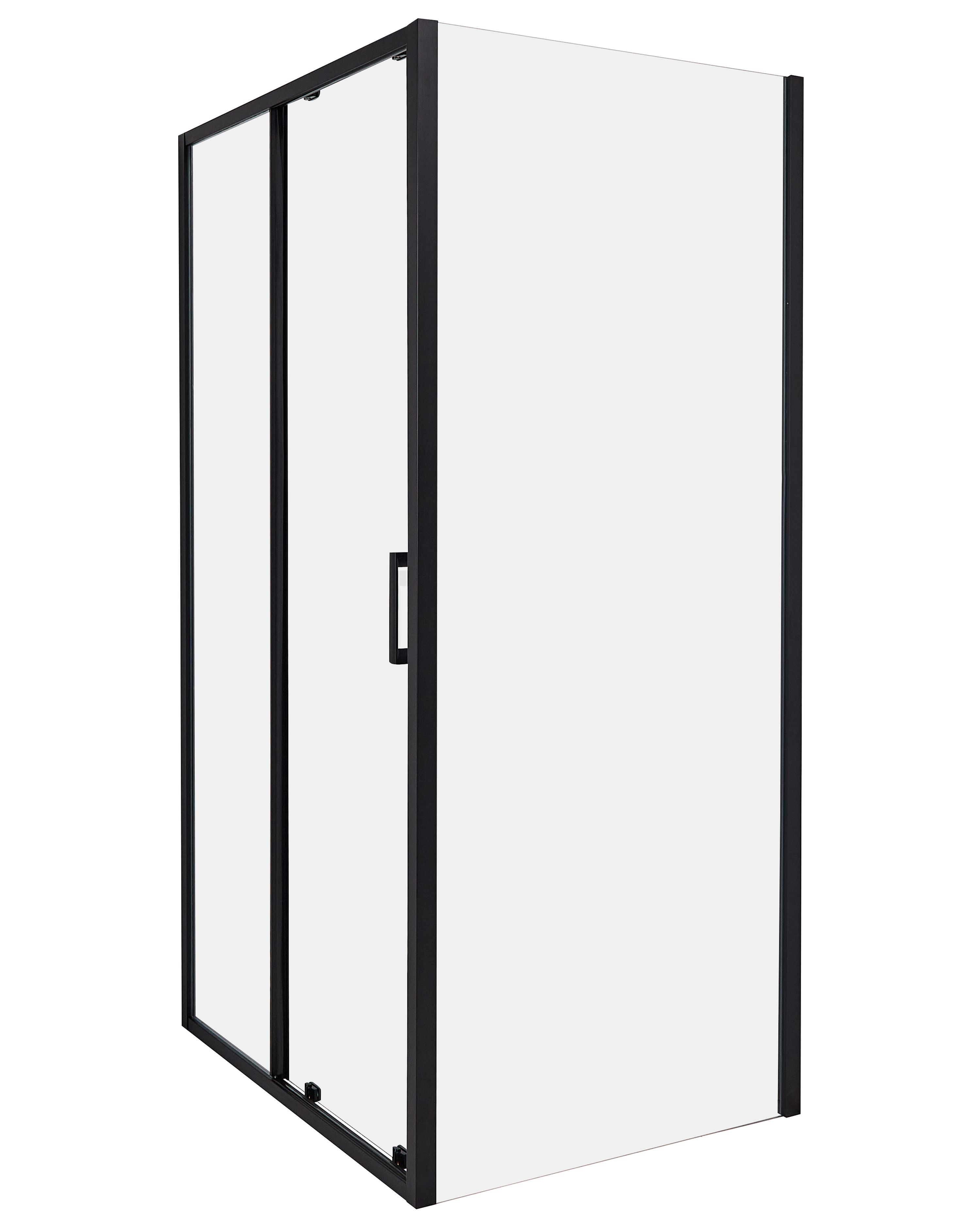 Shower Enclosure YORO 800 x 1000 x 1850 mm Black