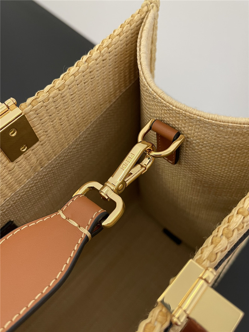fendi sunshine straw shopping bag - Replicaclubs
