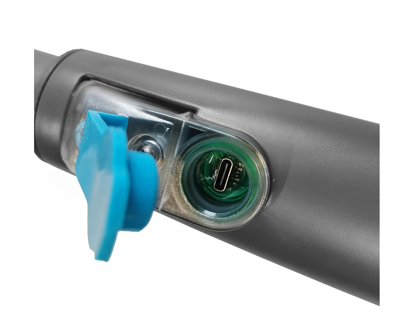 WATERCLIP Aspirateur et brosse électrique rechargeable pour piscine et spa - 260cm - Bleu