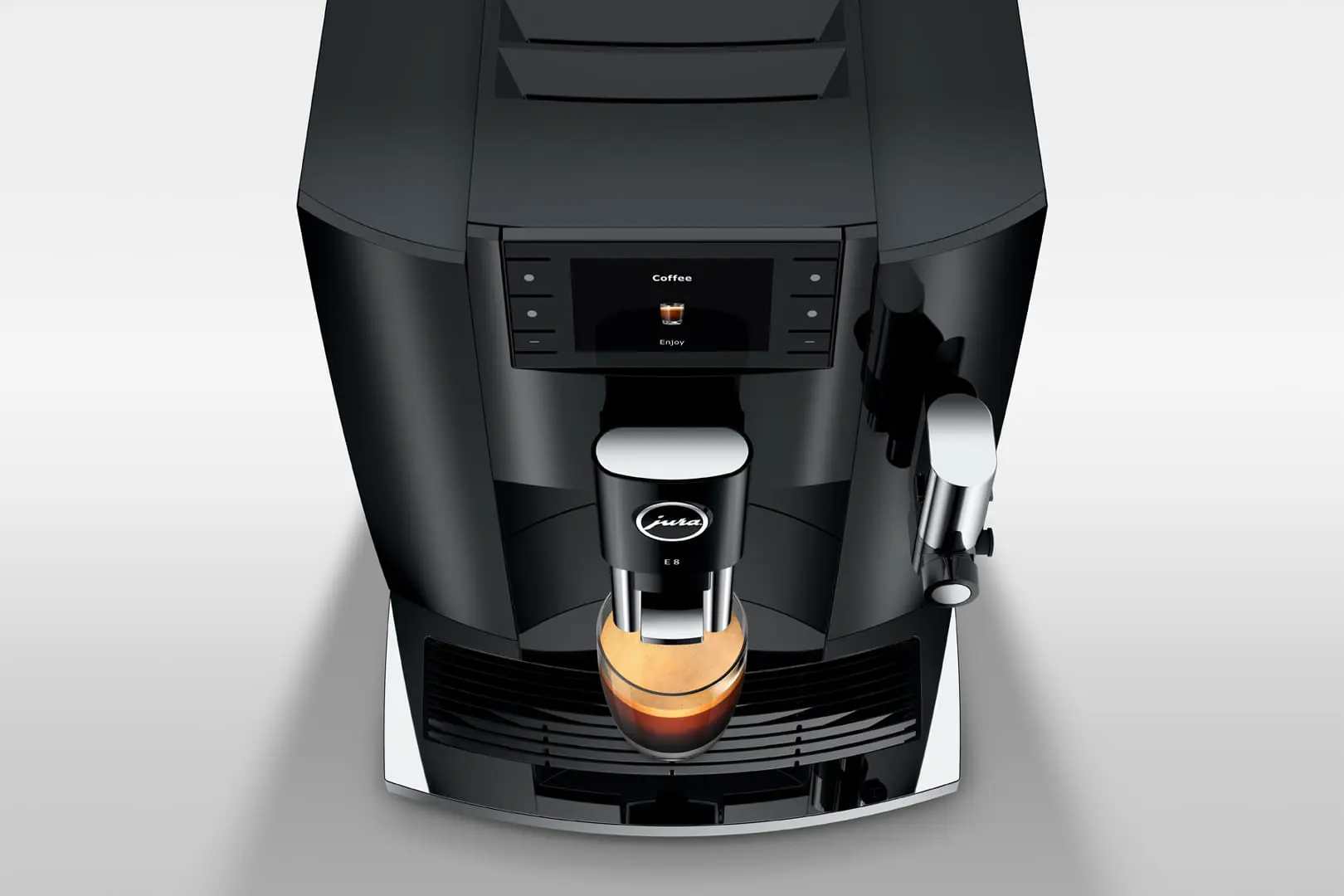 JURA E8 coffee drinks