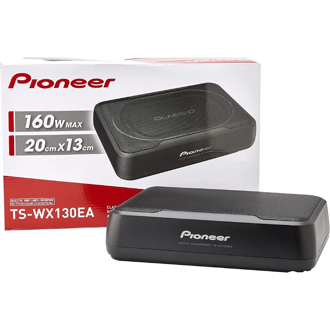 Pioneer TS-WX130EA 8" Car Under Seat Compact Powered Subwoofer 160 Watts - Image 2