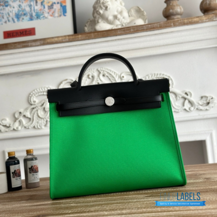 Hermès Herbag Zip 31 Bag | 31x25x10 cm | Luxury Canvas & Leather Shoulder Bag for Women | Spacious Everyday Hermès Tote1:1High-quality replica