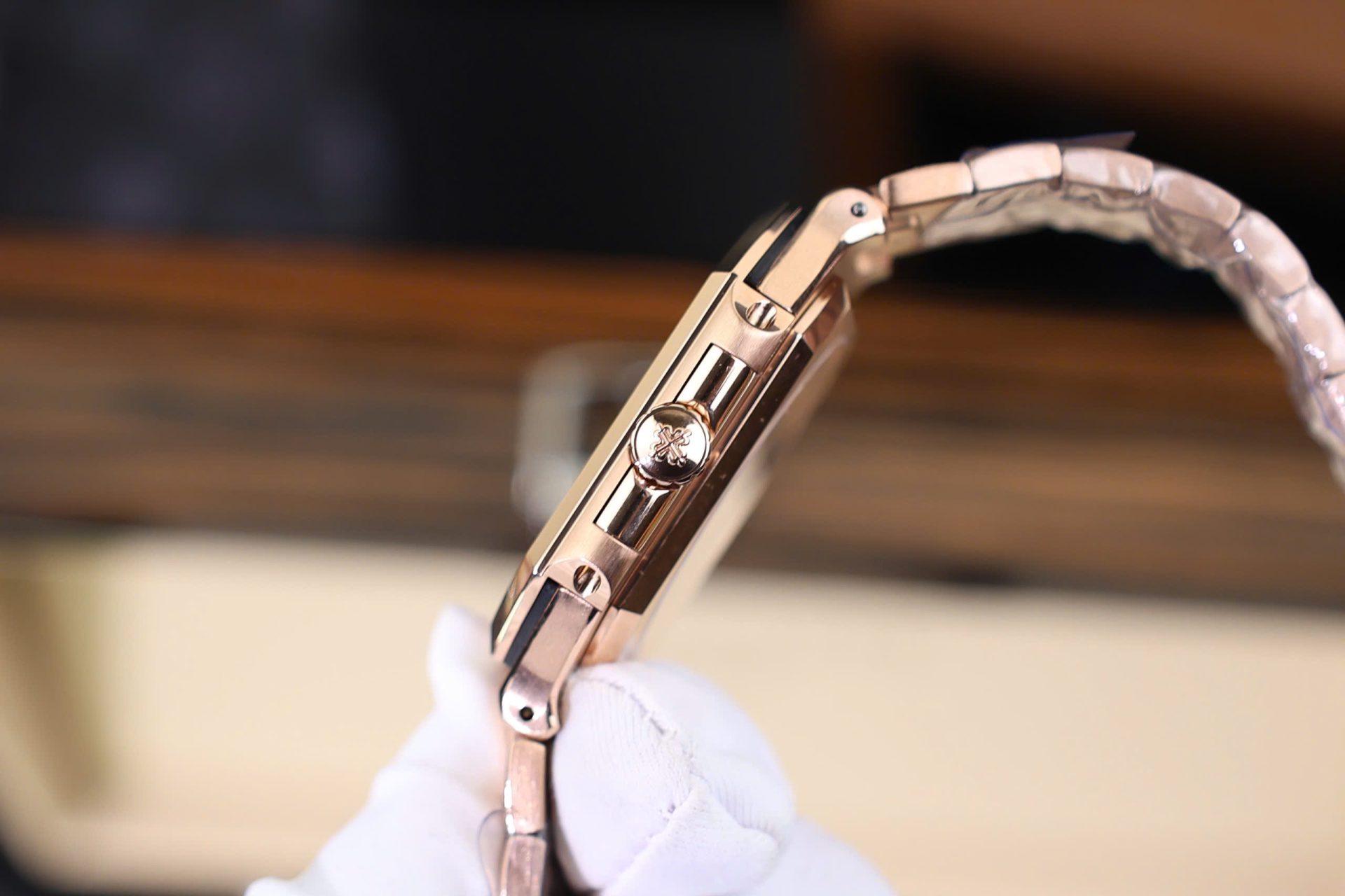 Patek Philippe Cubitus 5821 Rose Gold Replica Watch Dial Chocolate 45mm - Top club