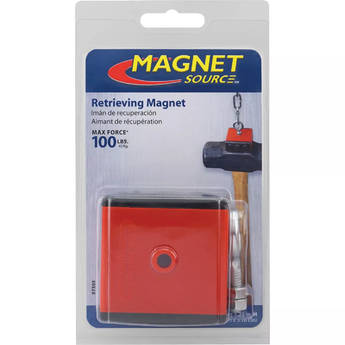 Master Magnetics 100 Lb. Holding, Retrieving and Lifting Magnet