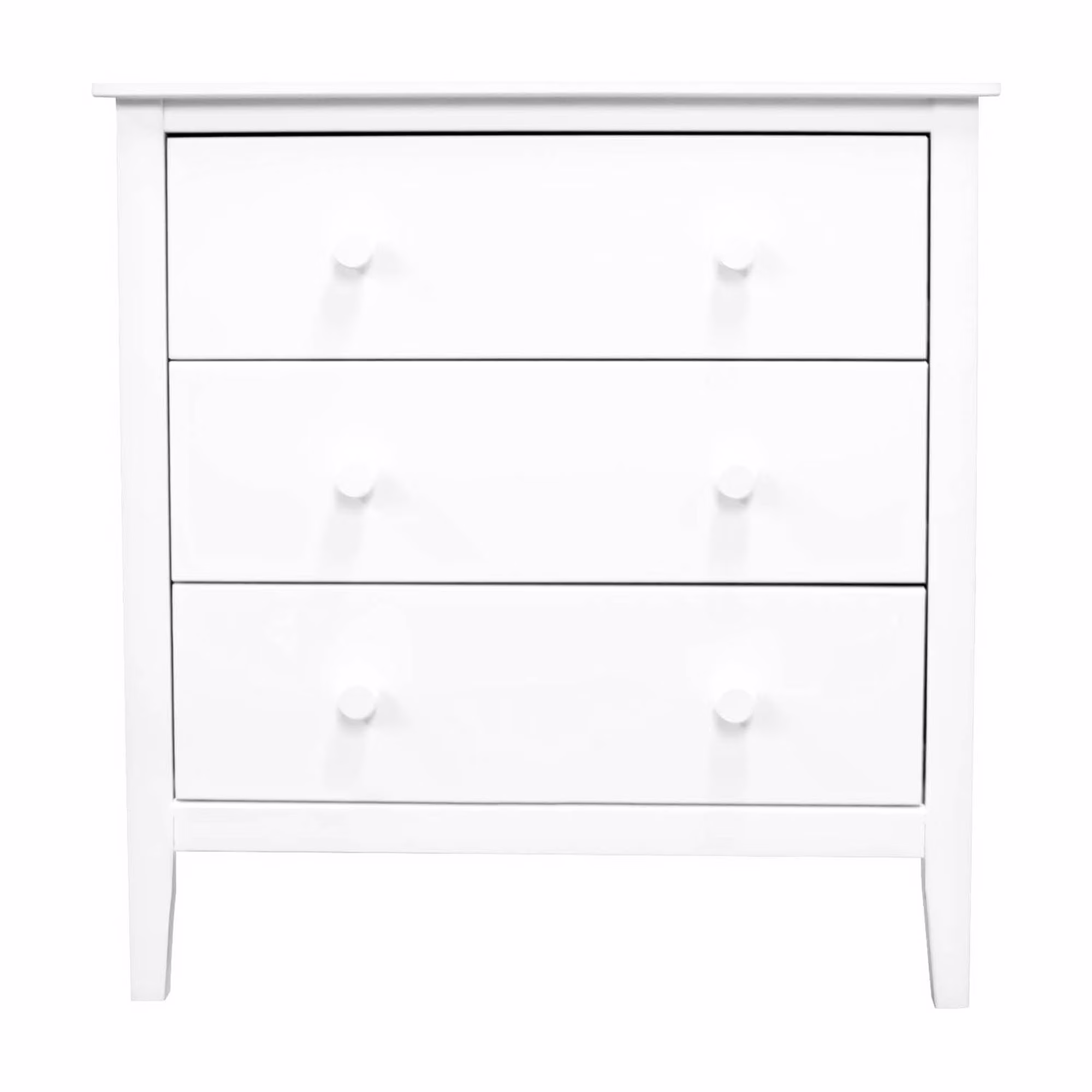Adeptus Solid Wood Easy Pieces 4 Drawer Chest of Drawers - White - Image 7
